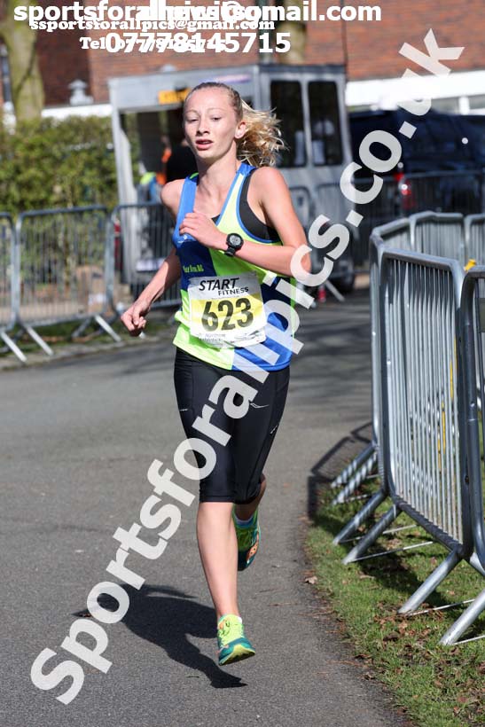 Girls under-15s Northern Athletics 5k Champs., Birkenhead Park. Photo: David T. Hewitson/Sports for All Pics